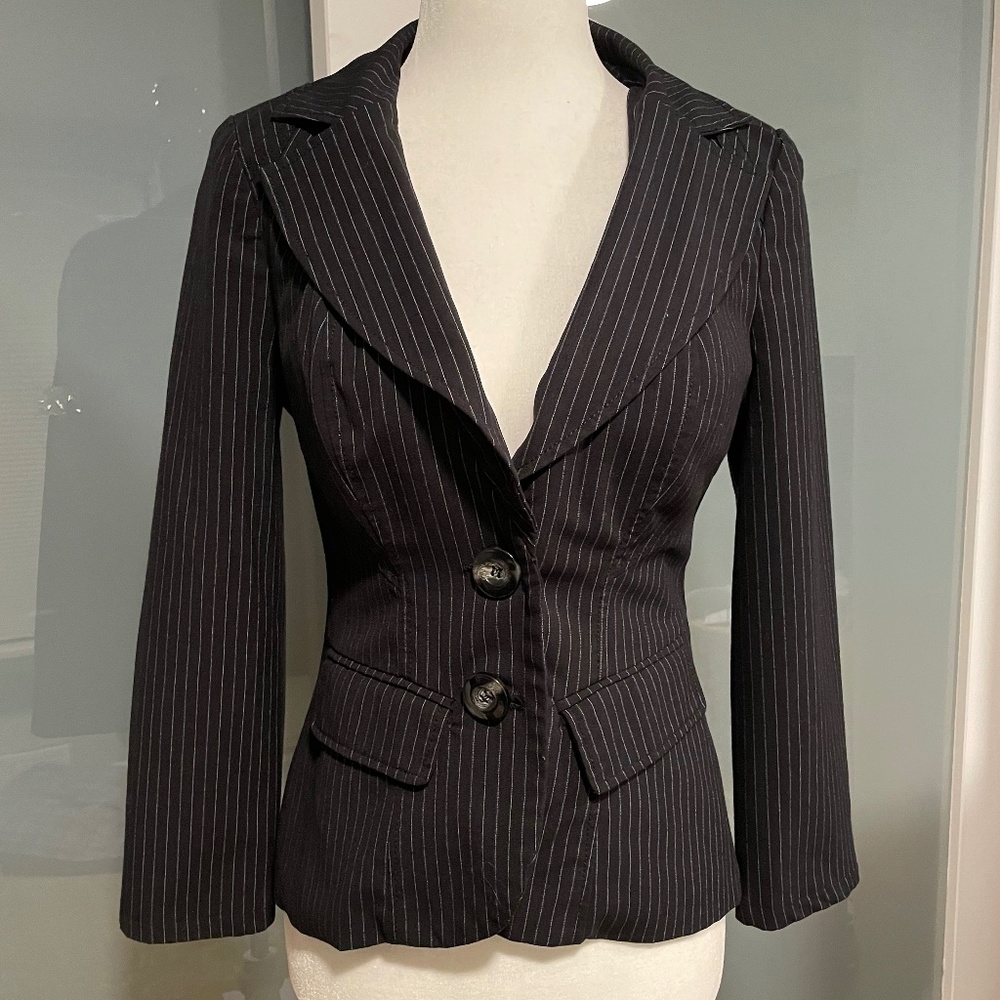 Pinstripe Blazer